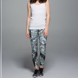 Lululemon Athletica Inspire Tight II Full-On Luxtreme Mesh Iridescent Multi